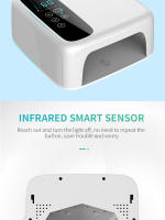 Lámpara de Arte de Uñas UV Automática 36 Cuentas con Botón de 4 Horas Sensor de Automatización - details 5