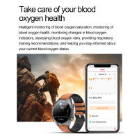 Reloj Inteligente de Grado Médico para Hombres 2025 Tratamiento Láser, ECG Alto + PPG, Glucosa de Sangre, Temperatura Corporal, Llamada BT, Salud - details 22