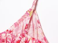Vestido lencero midi estampado popular para mujer europea y americana - details 4