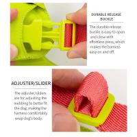 Arnés de nailon reflectante para perro, chaleco ajustable para perros pequeños, medianos y grandes, fácil de viajar - details 9