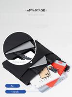 Bolso para ordenador portátil de negocios, maletín de alta calidad, bolso oficial para hombre, gran capacidad, impermeable, negro, azul y gris - details 2
