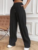 Pantalones de cintura alta para mujer Leggings rectos y sólidos Moda Nuevo nd - details 3