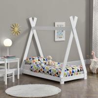 Cama para niños pequeños Cama Infantil 160 x 80cm Estructura Tipi de Madera Pino Color Pino Natural - details 16