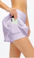 Faldas plisadas de tenis para mujer, faldas cortas antideslumbrantes 2 en 1 con bolsillos, faldas deportivas falsas de dos piezas, falda de Fitness de secado rápido - details 8