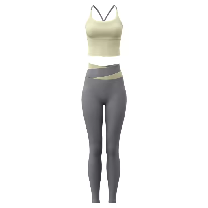 Chaleco Deportivo Transpirable de Siente la Comodidad Sujetador Deporte de Una Pieza de Alta Elasticidad para Mujeres Uniformes de Moda - 1