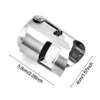 Tapón de sellado de acero inoxidable, herramienta pequeña de 1/2 piezas, sellador de botellas de champán, resellador de vino - details 4