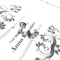 Pendientes de acero inoxidable con diseño de nicho para hombre, aretes de tornillo, 8 diagramas, regalo de cumpleaños, 1 par - details 7