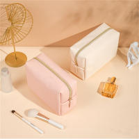 Bolso De Cosméticos Para Mujer Impermeable PU Cuero Monedero De Maquillaje Portátil Organizador De Viaje Estuche De Almacenamiento De Toallitas - details 7