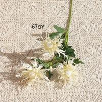 Flor de apio espinosa Artificial de plástico, flor falsa realista que no se decolora, plantas de simulación elegantes hechas a mano, decoración de oficina y Hotel - details 0