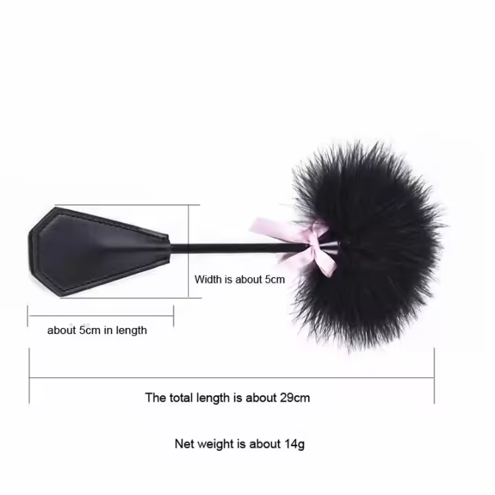 Látigo de plumas para coquetear, Juguetes sexuales, látigo Sexy, anudado de política, novedoso para pareja juguete, juego de diversión sexual BDSM, juegos para adultos, productos sexuales, cosquillas - 1