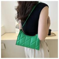 Bolso de hombro a la moda para mujer, bolso de cuero PU para axila, bolsos de Color sólido, bolsos de ocio para ir al trabajo, bolsos con asa pequeña, bolso de mano con cremallera a la moda - details 8