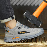 Zapatos de seguridad ANTIPERFORACIONES para hombre, zapatillas de trabajo transpirables con punta de acero, antideslizantes - details 23
