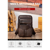 Bolso de hombro de cuero, bolso de hombre - details 14