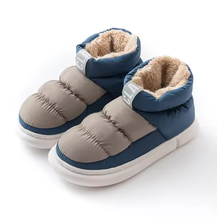 Nuevo otoño e invierno medio y alto superior abajo zapatos de algodón. - 1