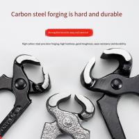 Alicates de punta plana de doble oreja, ajuste continuo del borde de la garganta, cascanueces multifuncional, Alicates de corte duraderos, reparación de automóviles - details 1