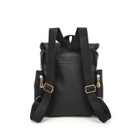Mochila Elegante y Fresca de Cuero PU Negro con Diseño de Búho Bolso para Mujer, Mochila para Niñas - details 7
