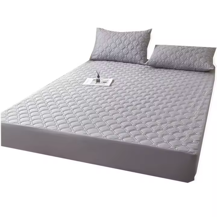 Protector de colchón impermeable, almohadilla de cubierta de colchón Silenciosa transdurable con 4 Corretas de Esquina elásticasque se adopta a Hasta 40 cm de profundidad - 1