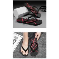 Zapatos de playa para hombre, chanclas de verano, zapatillas para exteriores, vacaciones informales, baño interior, chanclas antideslizantes, sandalias - details 7
