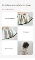 Babero de gasa de algodón de bambú para bebés y niños, Baberos para comer, espesamiento impermeable giratorio multicapa - details 2
