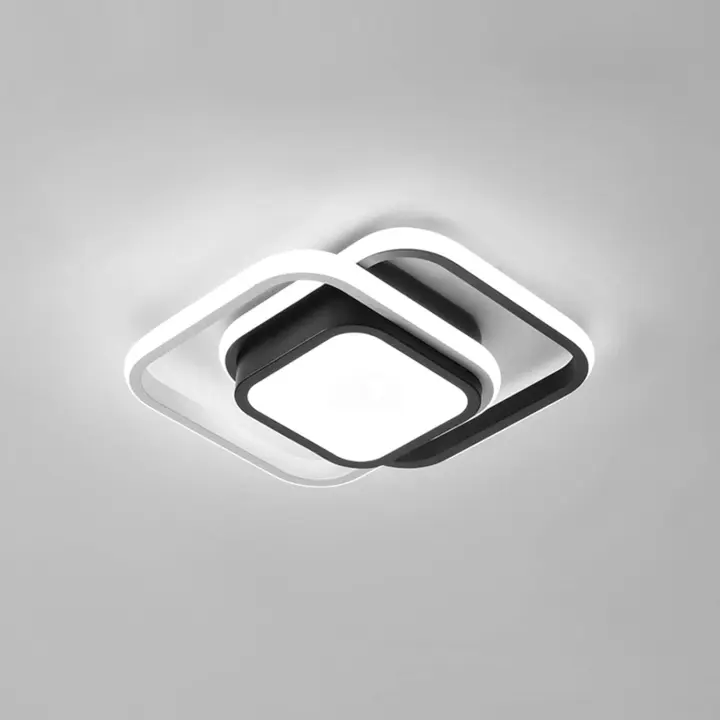 Goeco Luz de techo LED moderna Montaje semivestido Eficiencia energética 2500LM Aluminio - 1