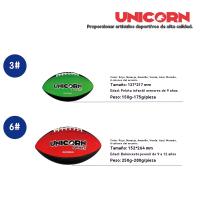 Balón de rugby Blando Tamaño 6 - Textura Suave con 6 Colores Arcoíris para Entrenamiento Infantil/Juveni l - details 0