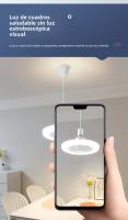 Ventilador de Techo con Luz LED 25cm - Motor DC Silencioso 3 Velocidades, Control Remoto Temporizador, 5 Aspas 8", Luz Ajustable (Blanco/Ámbar/Neutro), Diseño Moderno para Interior - details 6
