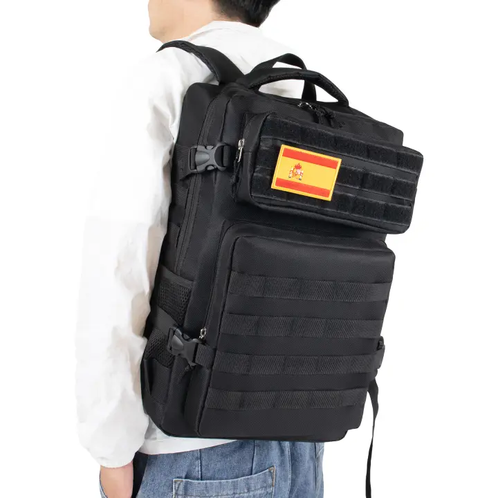Mochila táctica de 32L, mochilas de viaje de gran capacidad para hombre, bolsas multifuncionales impermeables para deportes al aire libre - 1