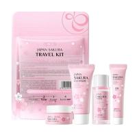 Sakura-Conjuntos y kits para el cuidado de la piel con suero limpiador, crema para ojos, crema con esencia, productos de belleza para mujeres, juegos de regalo, Kit de viaje de rutina - details 0