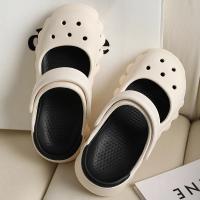 Zapatillas antideslizantes de EVA de verano para mujer, sandalias informales con agujeros para jardín, zapatos de suela suave para mujer, zapatos de bomba para interiores y exteriores para el hogar - details 7