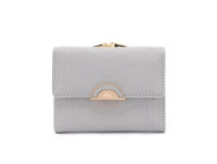 Nueva cartera corta para mujer estilo coreano y japonés Nicheinsminimalista hebilla plegable Simple monedero para estudiante - details 15