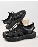 Sandalias de cuero de vaca de verano Tamaño grande para hombres Estilo casual de playa - details 8