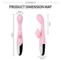Empaque privado Vibrador Sexy 2 en 1 de Doble Estimulación para Clítoris Femenino Potente con Lengua para Clítoris y Punto G, Juguetes Sexuales Vibrantes para Adultos - details 17