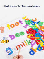 Alfabeto Inglés de madera, juguetes educativos de aprendizaje de palabras de ortografía para niños, juegos de rompecabezas - details 10
