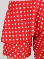 Vestido de fiesta Vintage elegante con hombros descubiertos, vestidos Midi de línea A con volantes y lunares de verano para mujer - details 28