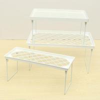Estantería de plástico plegable de varios niveles para cocina, Organizador de varios usos, tipo a presión - details 5