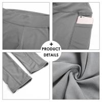 Mallas de gimnasio para mujer, pantalones de Yoga con bolsillos, pantalones elásticos para correr, ropa deportiva de talla grande - details 9