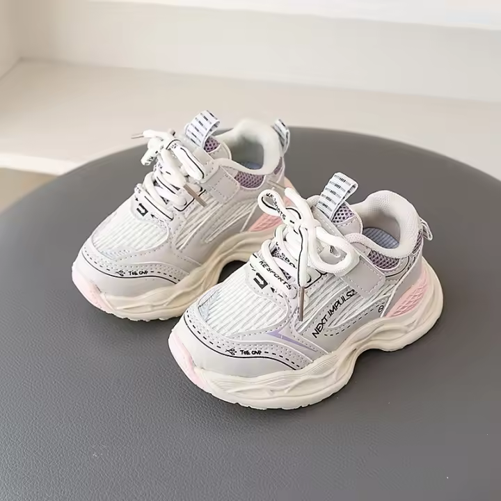 Zapatos deportivos para niños primavera y otoño nuevos niños transpirables ligeros suela suave zapatos para correr niñas casual moda papá zapatos marea - 1