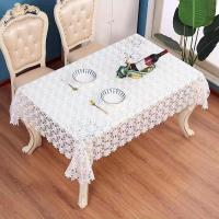 Mantel De Ganchillo De Encaje Bohemio Chic, Estilo Retro De Granja Con Flores Huecas, Adecuado Para Cocina, 1 ud. - details 3