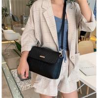 Bolso de Hombro para Mujer Simple Tipo Mensajero con Flap en Cuero PU Bolso Cruzado Casual Negro para Señora - details 8