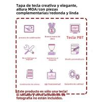 Teclas originales grabadas en el lateral Geng Gui para teclado mecánico Wooting60HE Orr ATK68 Mega Lion MAD60 (teclado no incluido) - details 1