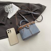 Bolsa Denim Vintage Azul Bolsa de Mano Cruciente de Alta Calidad Opción Marrón y Azul - details 7