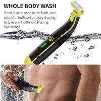 Maquinilla de afeitar eléctrica recargable para hombres, limpieza profunda de barba, mango ergonómico, regalos de cumpleaños de Navidad - details 1