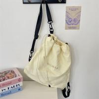 Mochila con cordón de nailon de estilo coreano, bolso deportivo ligero de nailon de Color fresco, bolso de viaje al aire libre Harajuku dulce para senderismo - details 9