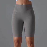 Bolsillos de yoga Secado rápido Correr Ciclismo activo Entrenamiento Gimnasio Pantalones cortos Fiess Cintura alta - details 18