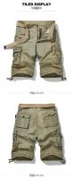 Pantalones Cortos de Entrenamiento Ligeros para Hombres Secado Rápido Ideal para Senderismo, Cargo, Pesca Moda Deportiva de Verano - details 12