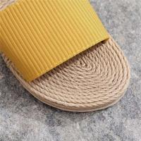 Sandalias de mujer informales con chanclas de cuerda de cáñamo, prendas de vestir, estilo étnico, novedad de verano - details 17