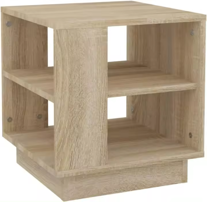 Mesa de Centro auxiliar Consola Lateral de Salón Sofá Muebles de Madera Sonoma 40x40x43 cm - 1