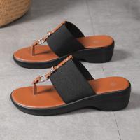 Zapatillas de tacón de cuña para mujer, zapatos de verano para exteriores - details 3