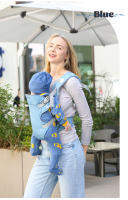 Portabebés Gris Convertible abatible Avanzado 4 En 1, Posiciones Para Niños Pequeños En Crecimiento,Soporte Para La Cabeza - details 12