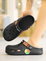 Zapatillas de playa huecas antideslizantes con punta cerrada de EVA para hombre, sandalias para niños, dedos de los pies para el hogar - details 9